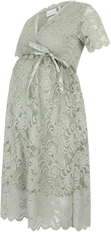 Jurk - V-Hals - Korte Mouwen - Regular Fit - Voedingsfunctie