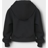 Cardigan - Zwart - Sweatstof - Regular Fit