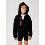 Cardigan - Zwart - Sweatstof - Regular Fit