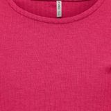 Kids Only - Nella Top Junior - Donkerroze - Stretch Fit