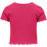 Kids Only - Nella Top Junior - Donkerroze - Stretch Fit