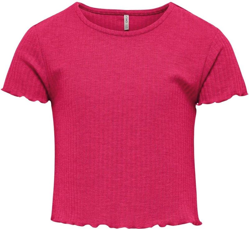 Kids Only - Nella Top Junior - Donkerroze - Stretch Fit