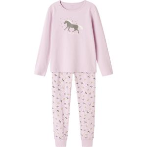 Name It - Lange Pyjamaset - Paardenprint - Zachte Jersey