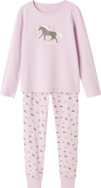 Pyjama'set - Jersey - Lange Mouwen - Elastische Taille