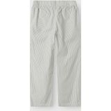 Broek - Straight Leg - Geweven Stof - Verstelbare Taille - Losvallende Pasvorm