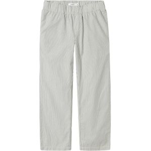 Broek - Straight Leg - Geweven Stof - Verstelbare Taille - Losvallende Pasvorm