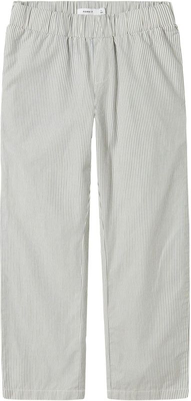 Broek - Straight Leg - Geweven Stof - Verstelbare Taille - Losvallende Pasvorm