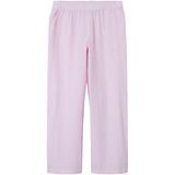 Straight Leg Broek - Blauw - Geweven Stof - Verstelbare Taille