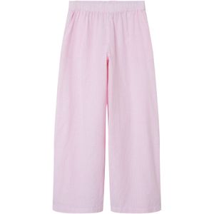 Straight Leg Broek - Blauw - Geweven Stof - Verstelbare Taille