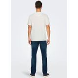 Onsperry - T-shirts - O-hals - Korte Mouwen - Regular Fit - Borstzak met Ritssluiting