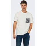 Onsperry - T-shirts - O-hals - Korte Mouwen - Regular Fit - Borstzak met Ritssluiting