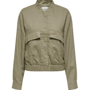 JDY - Jas - Kort - O-hals - Lange Mouwen - Knoopsluiting - Volledig Gevoerd