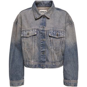 Only - Onlwatts Tint Jkt Tai Dnm - Jas - Donkerblauw - Denim