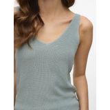 Vero Moda - Knitwear Top - Gray Mist - V-hals - Viscosemix