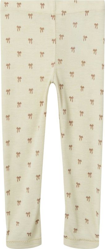 Legging - Slim Fit - Wol - All-over Print - Elastische Taille