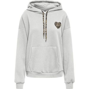 ONLY - Hoodie - Wit - Katoen