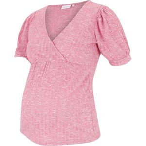 Regular Fit - V-hals Top - Zwangerschapstop - Kleur - Materiaal