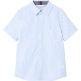 Name It - NKMNEWSA SS SHIRT NOOS - Overhemd - Campanula Stripes - Korte Mouwen - Katoen