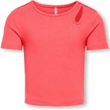 KIDS ONLY - T-shirt - Wit - Katoen - Korte Mouwen