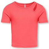 KIDS ONLY - T-shirt - Wit - Katoen - Korte Mouwen