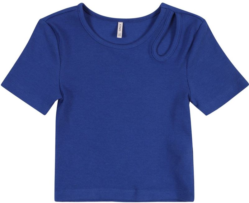 ONLY - KOGNESSA LIFE SS CUTOUT TOP - T-shirt - Mazarine Blue - Korte Mouwen