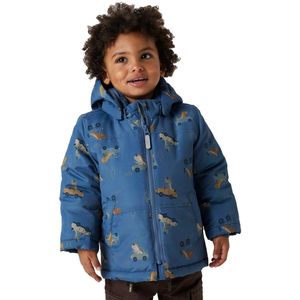 Name It - Max Pa Aop - Jas - Afneembare Capuchon - Lange Mouwen - Polyester Vulling