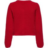 Only - Onlnolan Life Ls KNT Jacket - Huid Rood - Gebreide Jas
