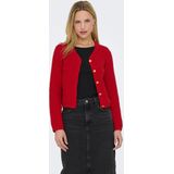 Only - Onlnolan Life Ls KNT Jacket - Huid Rood - Gebreide Jas