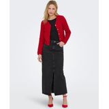 Only - Onlnolan Life Ls KNT Jacket - Huid Rood - Gebreide Jas