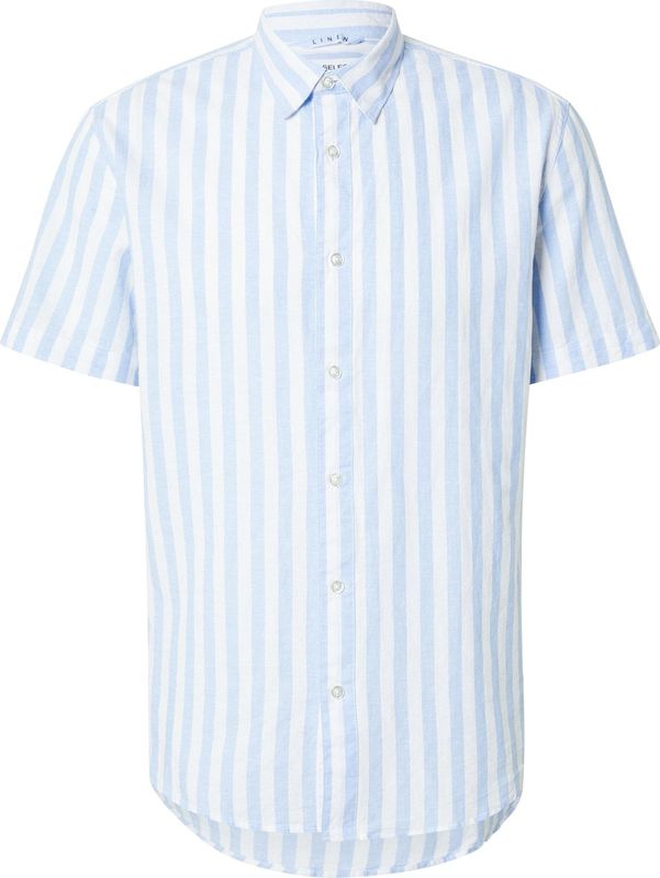 Overhemden - Cashmere Blue - Korte Mouwen - Knoopsluiting - Regular Fit