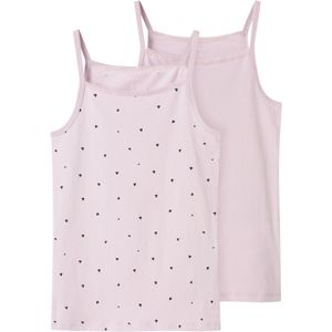 Name It Unterhemd NKFSTRAP TOP 2P WINSOME HEARTS NOOS (Packung, 2-St)