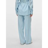 Zwangerschapsbroek - Wide Leg Fit - Koordsluiting - Mid Rise - Met Buikband