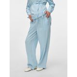 Zwangerschapsbroek - Wide Leg Fit - Koordsluiting - Mid Rise - Met Buikband