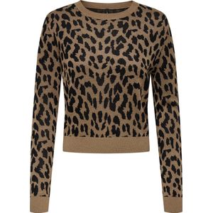 Toasted Coconut - Pullover - Melange/Black - Ronde Hals - Lange Mouwen - Regular Fit