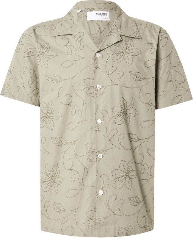 Selected Homme - Herenhemd - Met Haifiskraag - Normale Pasvorm