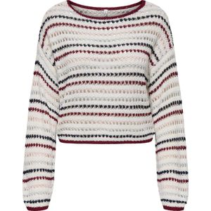 Gebreide Pullover - Zacht - Boothals - Lange Mouwen - Cropped Fit