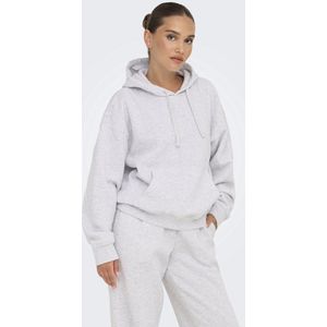 Only - Onlbest Life Hood Swt Noos - Trui - Light Grey Melange