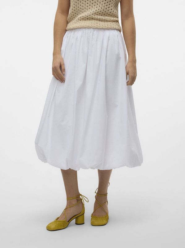 Rok - Midi - High Waist - Polyester - Verstelbare Taille