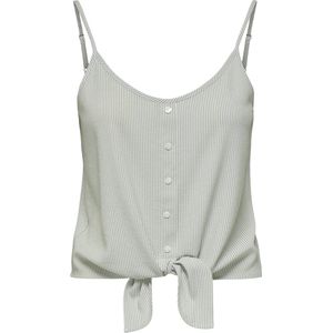 Only - Onllecey Sl Knot Singlet - Cloud Dancer/W Lily Pad - Dames