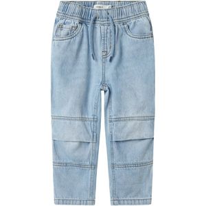 Jeans - Jogger-Fit - Blauw - Katoen - Verstelbare Taille