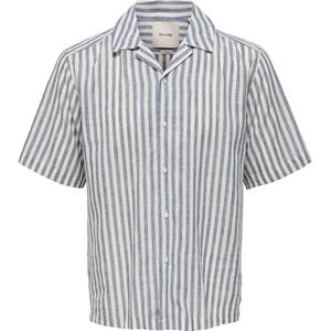 Only & Sons Overhemd 'ONSSEPPO'  navy / wit