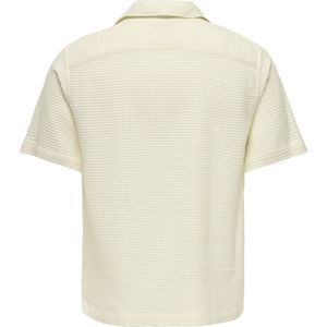 Only & Sons - Overhemd - Korte Mouwen - Wafeltextuur