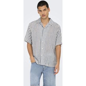 Only & Sons Overhemd 'ONSSEPPO'  navy / wit