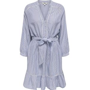 ONLY - ONLDARa - Zomerjurk - Lichtblauw - Korte Jurk - Lange Mouwen