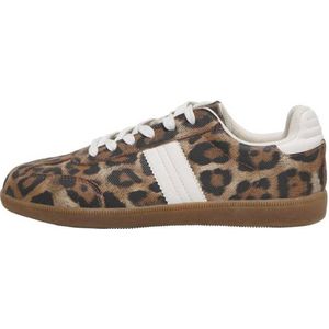 ONLY - Amber - Lage Sneakers - Kastanje Kleur - Polyurethaan
