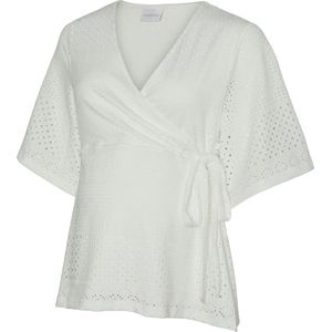 MAMALICIOUS - Blouse 'MLAngia' - Wit - Blouseshirt - Met Borstvoedingsfunctie