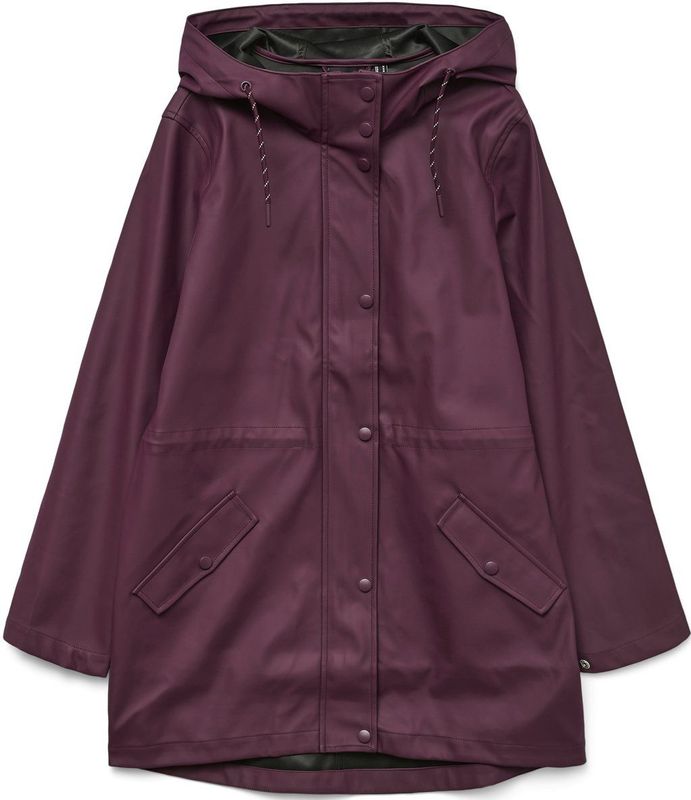 Regenjas - Waterdicht - Capuchon - Lange Mouwen - Drukknoopsluiting