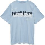 Vero Moda - Vmdoris Caty Ss Top Box - T-shirt - Glacier Lake