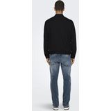 Onsmark - Tussenjas - Zwart - Jersey - Lange Mouwen - Baseball Hals