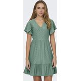 Only - Korte Jurk - Olijfgroen - 50% Gerecycled Polyester